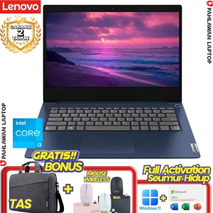 Laptop LENOVO IdeaPad Slim 3 CNID Core i3 1215U RAM 8GB SSD 256 GB Abyss Blue GARANSI 2 Tahun