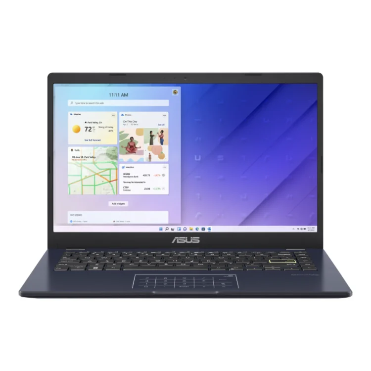 ASUS E410KA-FHD429 Celeron N4500 RAM 8 GB SSD 256 GB Black GARANSI 2 Tahun - Gambar 2