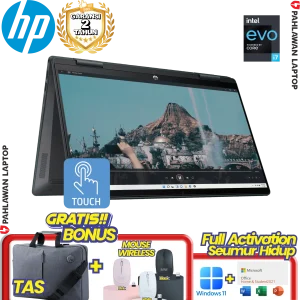 Laptop HP Pavilion X360-EK1070TU Core i7-1355U RAM 16 GB SSD 512 GB Space Blue Flip TouchScreen