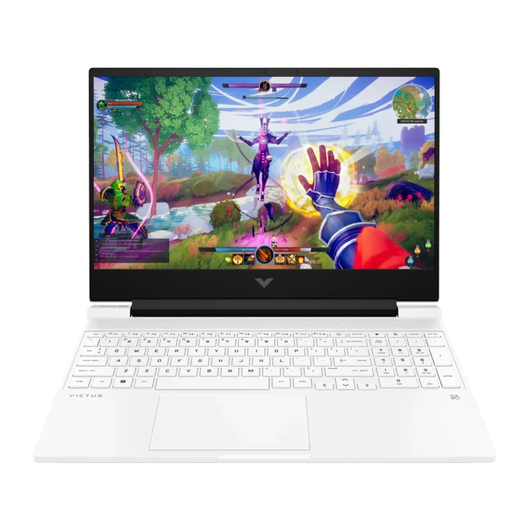 Laptop HP Victus Gaming 15-FA1518TX Core i5 13500H VGA NVIDIA RTX 4050 RAM 8 GB SSD 512 GB Ceramic White - Gambar 2