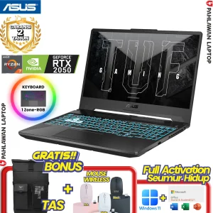 ASUS TUF GAMING TUF FA506NFR-R725B6T-O Ryzen 7 7435HS VGA NVIDIA RTX 2050 RAM 8 GB SSD 512 GB Graphite Black GARANSI 2 Tahun