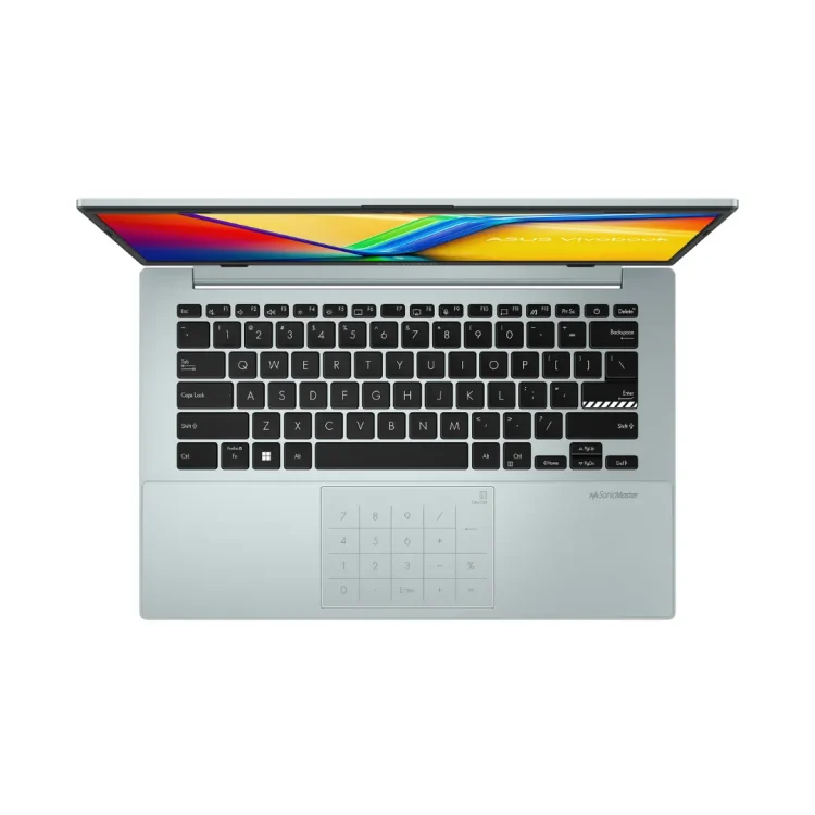ASUS VivoBook Go 14 E1404FA-FHD555 Ryzen 5 7520H RAM 16 GB SSD 512 GB Green Grey GARANSI 2 Tahun - Gambar 2