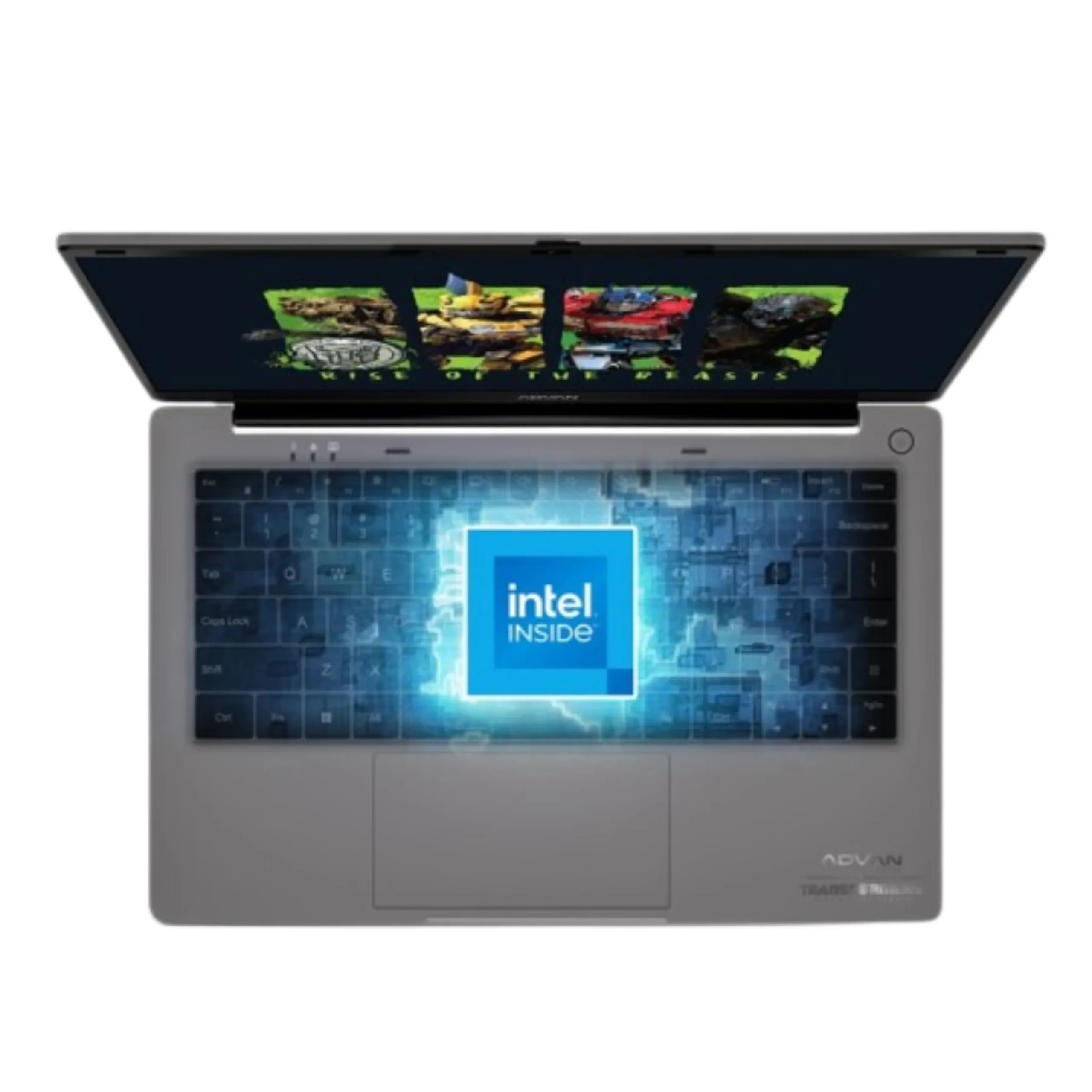 Laptop ADVAN TRANSFORMER BOOK Grey - INTEL N100 RAM 4GB eMMC 128GB GARANSI 1 Tahun - Gambar 2