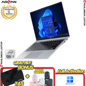 Laptop ADVAN WorkPro Grey - Core i5-1035G7 RAM 8 GB SSD 512 GB GARANSI 1 Tahun