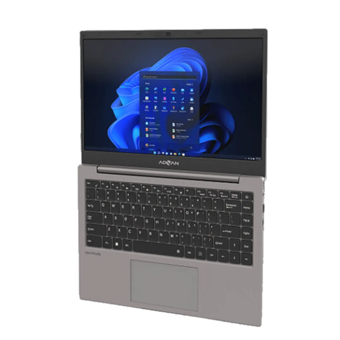 Laptop ADVAN Soulmate Grey - Celeron N4020 RAM 4GB SSD 128GB GARANSI 1 Tahun - Gambar 2