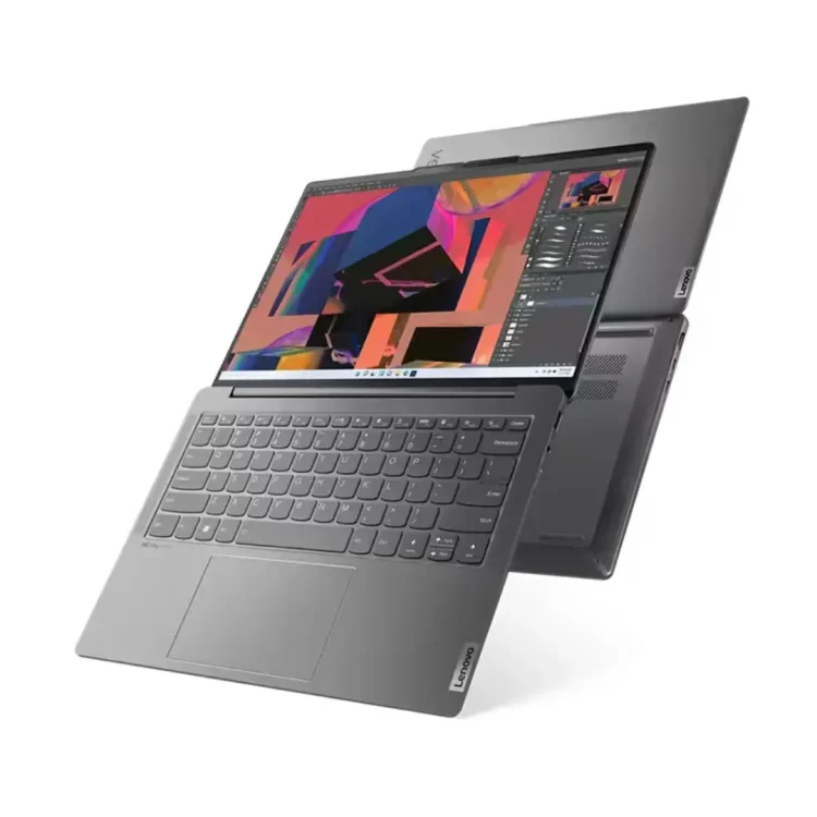 Laptop LENOVO YOGA SLIM 6-0BID OLED Flip TouchScreen Core i7 13700H RAM 16 GB SSD 512 GB Misty Grey GARANSI 2 Tahun - Gambar 2