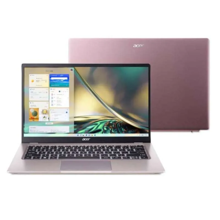 Laptop ACER SWIFT GO 14 41R9YR Ryzen 5 7530U RAM 16GB SSD 512GB Rose Sakura - Gambar 2