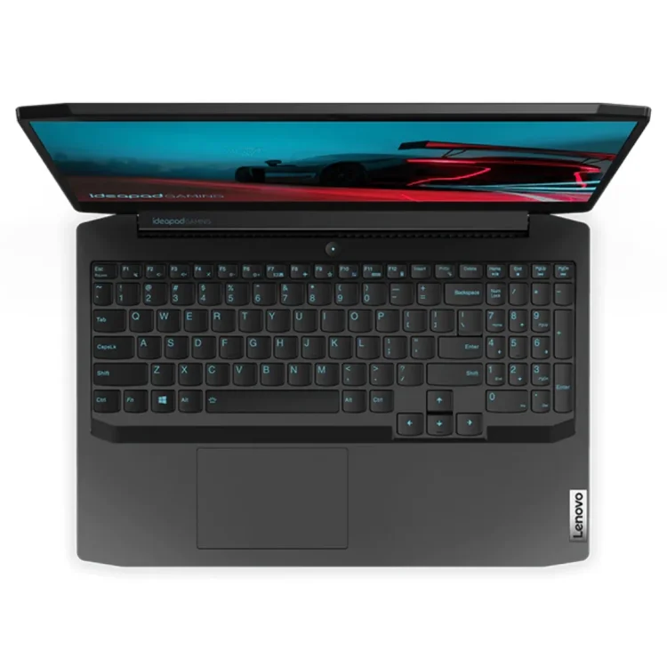 Laptop LENOVO IdeaPad GAMING 3-7FID Ryzen 5 5500H VGA NVIDIA RTX 2050 RAM 8 GB SSD 512 GB Shadow Black GARANSI 2 Tahun - Gambar 2