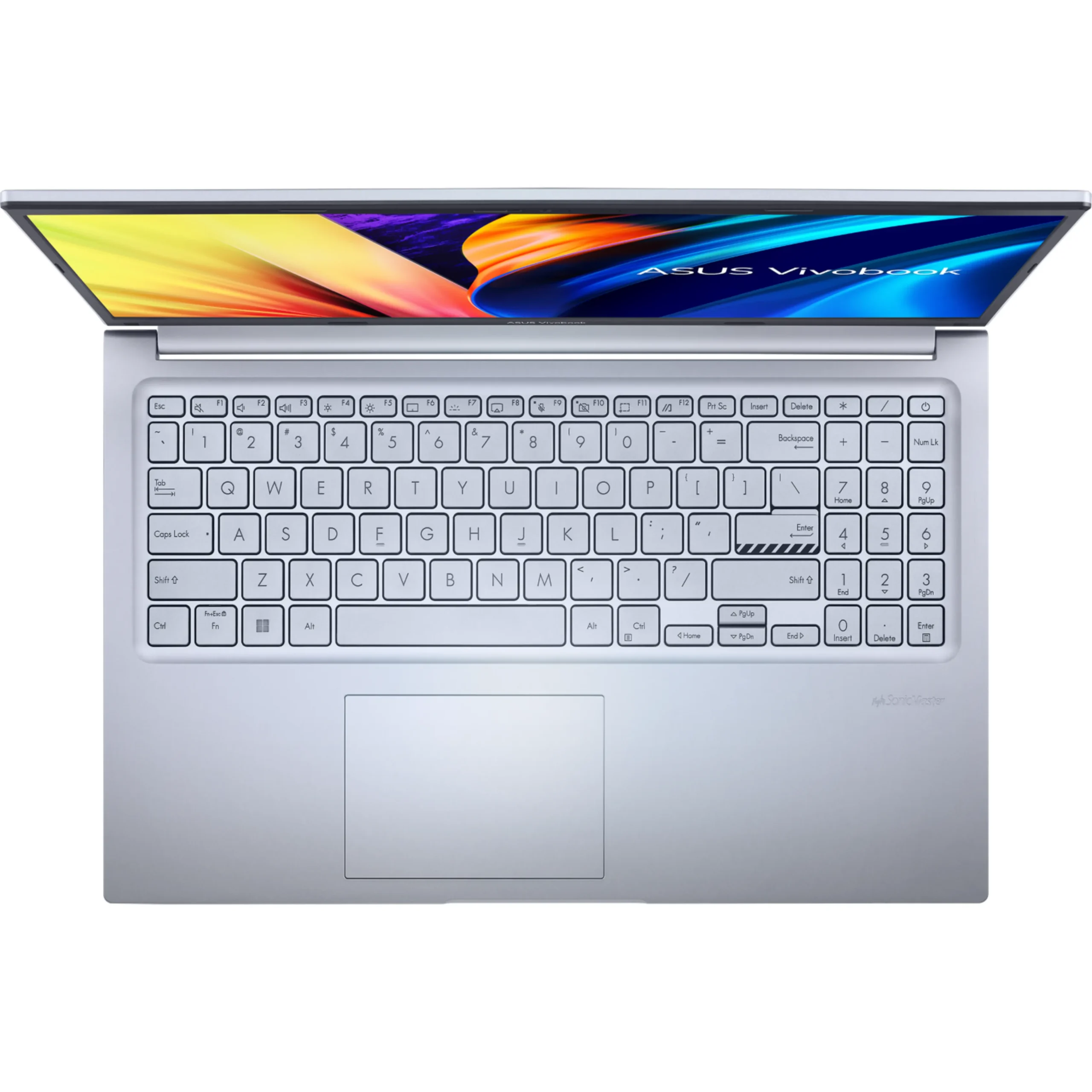 ASUS VivoBook A1504VA-VIPS757 Core i7 1355U RAM 16 GB SSD 512 GB Cool Silver GARANSI 2 Tahun - Gambar 2