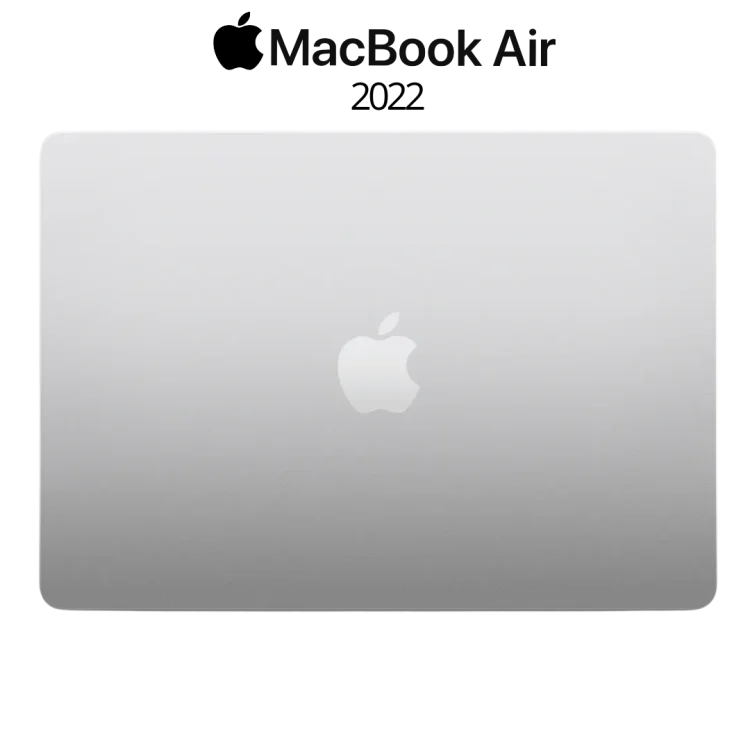 Apple MacBook Air 13 2022 Chip M2 RAM 8 GB SSD 256 GB Silver - Gambar 5