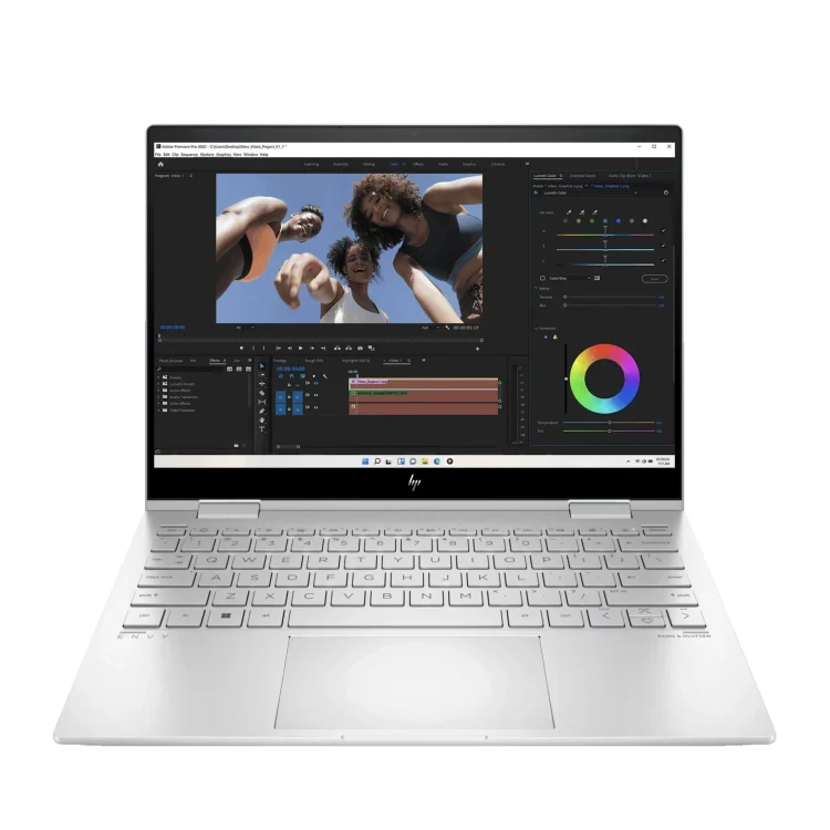 Laptop HP ENVY X360 14-FA0888AU RYZEN 7 8840HS RAM 16 GB SSD 1 TB Silver Flip TouchScreen GARANSI 2 TAHUN - Gambar 2