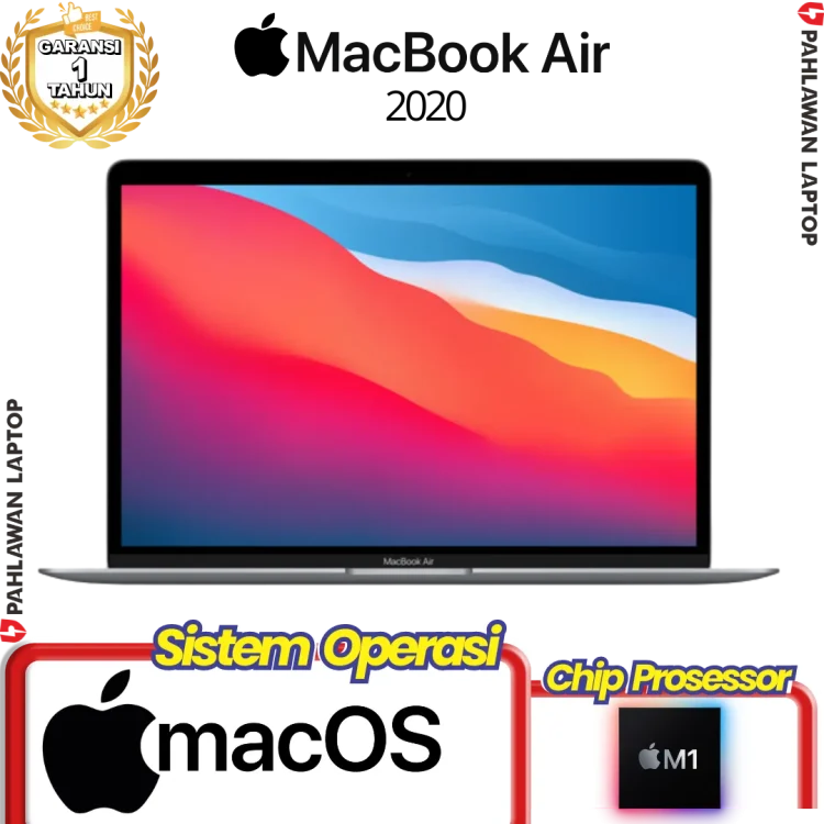 Apple MacBook Air 13 2020 Chip M1 RAM 8 GB SSD 256 GB Rose Gold