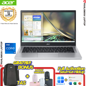 Laptop ACER ASPIRE LITE 14-37EE Core i3-N305 RAM 8 GB SSD 512 GB Silver