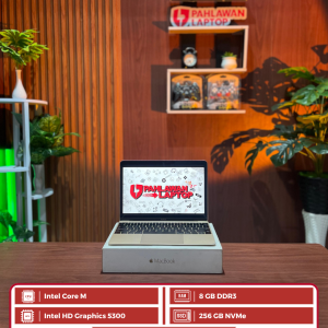 MacBook Retina 12" 2015 Intel Core M/Ram 8GB/SSD 256GB/Layar 12" Retina (RoseGold)