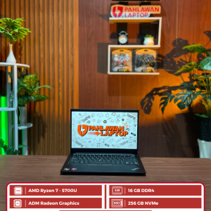 ThinkPad E14 Gen 3 AMD Ryzen 7-5700U/Ram 16GB/SSD 256GB/Layar 14"