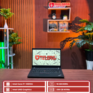 Laptop ThinkPad T14 Gen 1 Intel Core i7-10th gen/Ram 16GB/SSD 256GB/Layar 14"