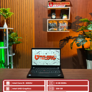 Laptop ThinkPad T480S Intel Core i5-8th gen/Ram 8GB/SSD 256GB/Layar 14"
