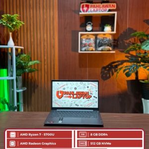 Lenovo IdeaPad 3 - 14ALC6 AMD Ryzen 7 - 5700U/Ram 8GB/SSD 512GB/Layar 14"