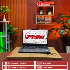 Lenovo LOQ 15IAX9 Intel Core 5-12450HX/Ram 12GB/SSD 512GB/RTX 3050 6GB/Layar 15" 144Hz