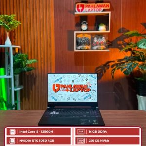 Asus TUF F15 - FX507ZC4 Intel Core i5-12th gen/Ram 16GB/SSD 256GB/RTX 3050 4GB/Layar 144Hz