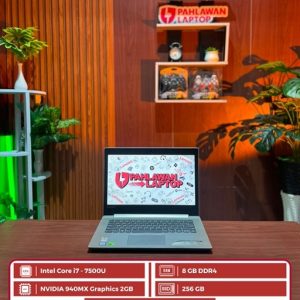 Lenovo IdeaPad 320 - 14IKB Intel Core i7-7th gen/Ram 8GB/SSD 256GB/NVIDIA 940MX 4GB/Layar 14" (Grey)
