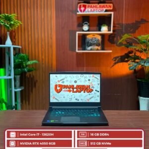MSI Thin 15 B13VE Intel Core i7-13th gen/Ram 16GB/SSD 512GB/NVIDIA RTX4050 6GB/Layar 15" 144Hz