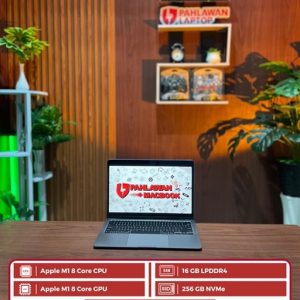 MacBook Air 13" 2020 Apple M1/Ram 16GB/SSD 256GB/Layar 13" Retina