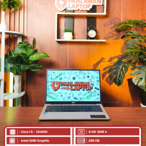 Aspire Lite 15AL - 71P - 51VG Core i 5 12450H/ RAM 8 GB/ SSD 256 GB/ Ukuran Layar 15,65"