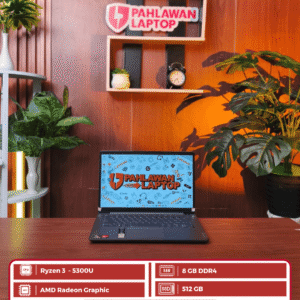 Lenovo IP 3 ALC6  Ryzen 3 - 5300U/ RAM : 8 GB/  SSD 512 GB/ Ukuran Layar 14"