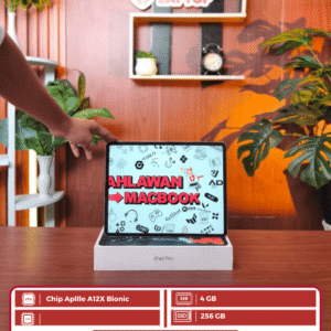 Ipad Pro 12,9 Gen 3 Chip Apllle A12X Bionic/ RAM 4 GB/ SSD  256 GB/ Ukuran Layar 1,9"