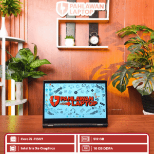 Thinkpad L13 Yoga G2 Core i5 -113G7/ RAM 16 GB/ SSD 512/ Ukuran Layar 13"