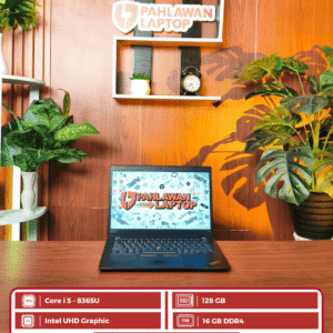 Thinkpad X390 Core i 5 - 8365U/ RAM 16 GB/ SSD 128 GB/ Ukuran Layar 13"