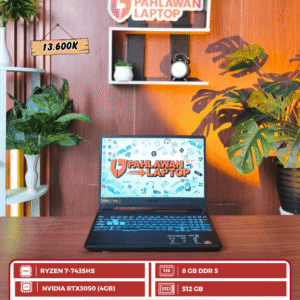 ASUS TUF A15 - FA506NCR RYZEN 7-7435HS/ RAM 8 GB/ SSD 512 GB/ Ukuran Layar 15,6"