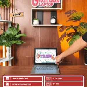 IDEAPAD D330-10IGM CELERON N4000/ RAM 4 GB/ SD  64 GB/ Ukuran Layar  10"