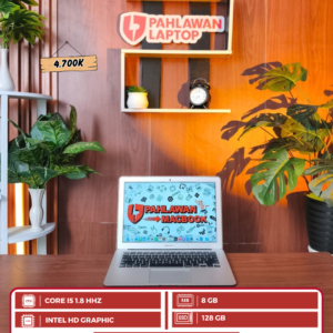 MACBOOK AIR 13" 2017 CORE I5 1.8 ghz/ RAM 8 GB/SSD 128 GB/ Ukuran Layar 13"