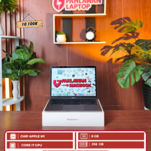 MACBOOK AIR 13 " 2020 CHIP APPLE M1/ RAM 8 GB/ SSD 256 GB/ Ukuran Layar  13 "